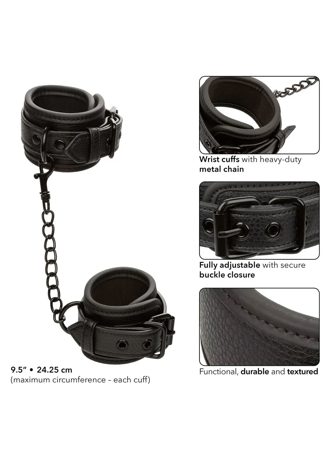 NocturnalWristCuffsbyCalExotics3 @ Happytoys Sexshop: online sex shop for Feeling Happy & Easy 😊 the erotic store owned by a woman