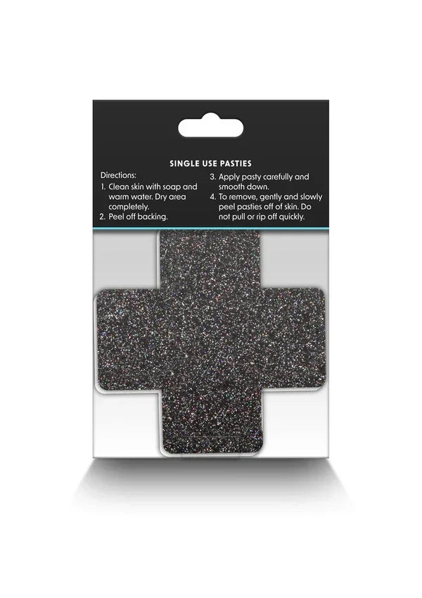 PastiesGlitterCross2PairbyNSNovelties2 @ Happytoys Sexshop: online sex shop for Feeling Happy & Easy 😊 the erotic store owned by a woman