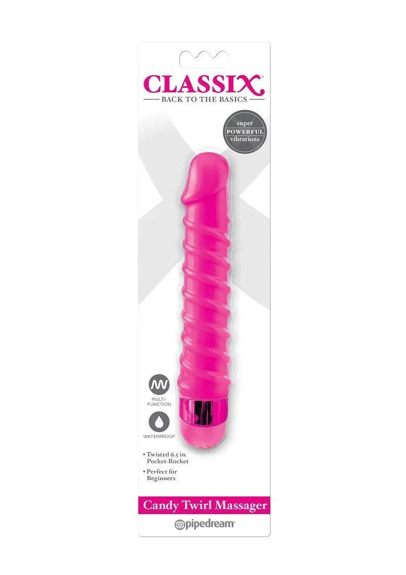 Pipedream-Classix-Candy-Twirl-Massager-Geribbelde-Vibrator-Happytoys-Sexshop-liever-Happy-dan-Easy-9739 @ Happytoys Sexshop: online sex shop for Feeling Happy & Easy 😊 the erotic store owned by a woman