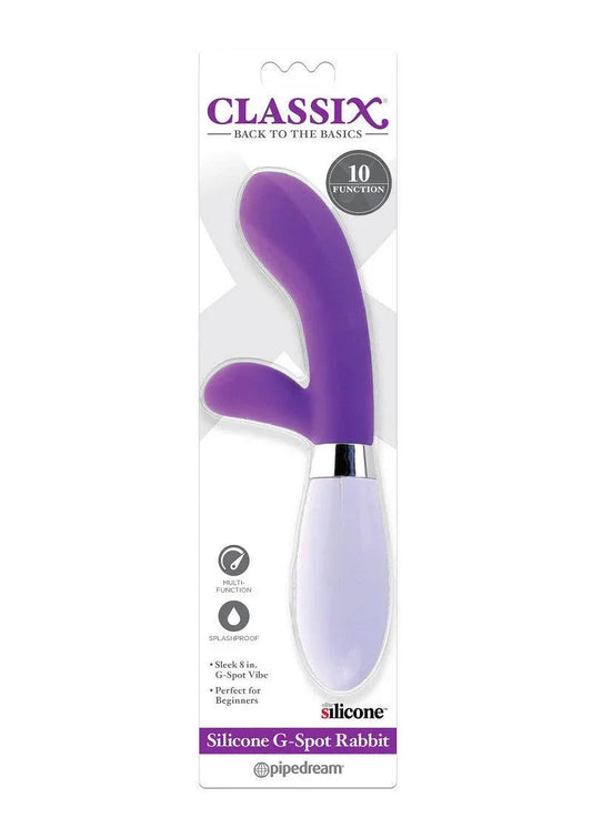 Pipedream-Classix-Silicone-G-Spot-Rabbit-vibrator-Happytoys-Sexshop-liever-Happy-dan-Easy-9255 @ Happytoys Sexshop: online sex shop for Feeling Happy & Easy 😊 the erotic store owned by a woman