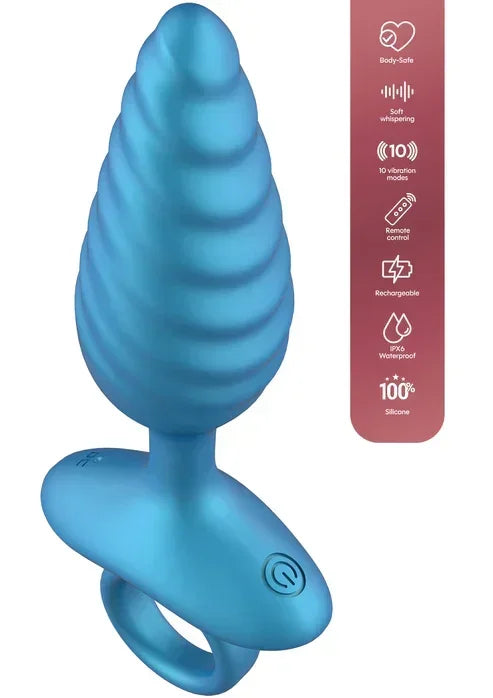 RibbedAnalPlugVibrating_RemotebyPlayhouse8_47d3d254-260c-402e-94b4-e4f0fb82afbb @ Happytoys Sexshop: online sex shop for Feeling Happy & Easy 😊 the erotic store owned by a woman