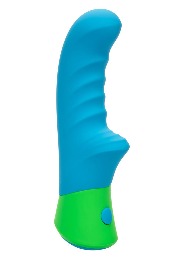 Ridged-G_Vibrator_by_CalExotics_Rave | bestel discreet online bij Happytoys, de erotische webshop geleid door een vrouw.