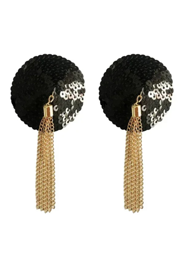 Sequin_Nipple_Covers_w_Chain_by_Kinky_Diva_1 @ Happytoys Sexshop: online sex shop for Feeling Happy & Easy 😊 the erotic store owned by a woman