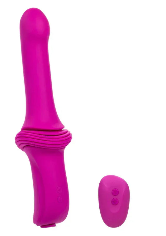 SexMachineRidgedThrusterPinkbyCalExotics1 @ Happytoys Sexshop: online sex shop for Feeling Happy & Easy 😊 the erotic store owned by a woman