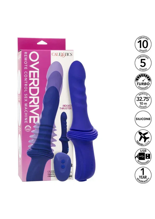 SexMachineRidgedThrusterbyCalExotics4 @ Happytoys Sexshop: online sex shop for Feeling Happy & Easy 😊 the erotic store owned by a woman