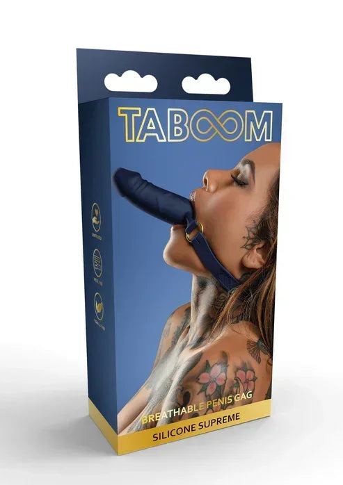 SiliconeBreathablePenisGagbyTaboom2 @ Happytoys Sexshop: online sex shop for Feeling Happy & Easy 😊 the erotic store owned by a woman