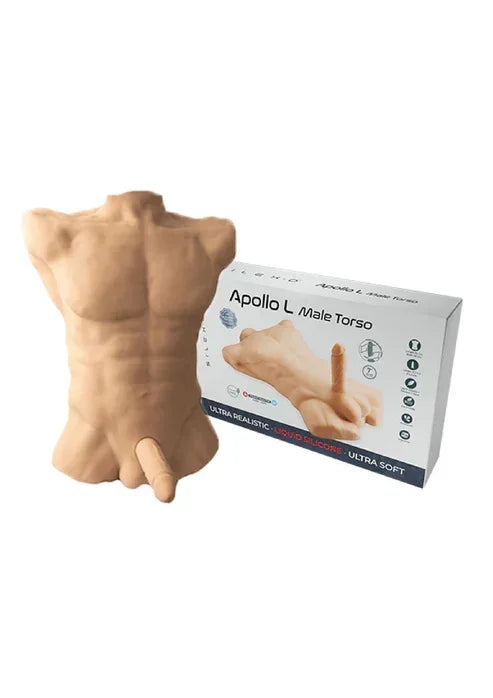 SiliconeTorsoLargebySilex-D6 @ Happytoys Sexshop: online sex shop for Feeling Happy & Easy 😊 the erotic store owned by a woman