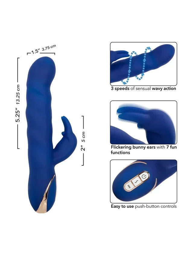 SiliconeWaveMotionRabbitbyCalExotics3 @ Happytoys Sexshop: online sex shop for Feeling Happy & Easy 😊 the erotic store owned by a woman