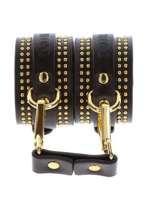 StuddedAnkleCuffsSetbyTaboom4 @ Happytoys Sexshop: online sex shop for Feeling Happy & Easy 😊 the erotic store owned by a woman
