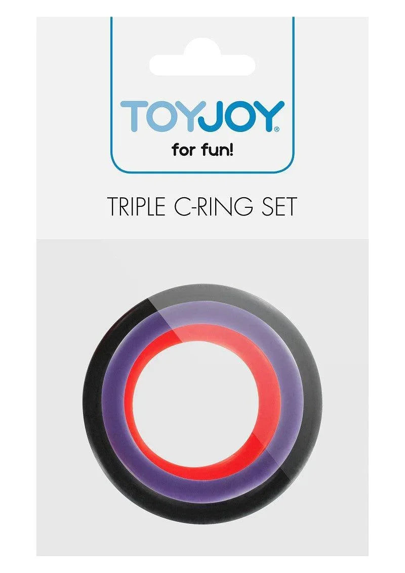 ToyJoy-Basics-Triple-Rings-Multicolor-3pcs-Happytoys-Sexshop-Toys-for-Feeling-Happy-Easy-3053 @ Happytoys Sexshop: online sex shop for Feeling Happy & Easy 😊 the erotic store owned by a woman
