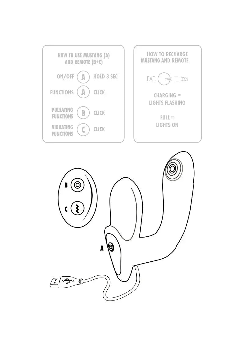ToyJoyDesignerEditionMustangProstateMassager9 @ Happytoys Sexshop: online sex shop for Feeling Happy & Easy 😊 the erotic store owned by a woman
