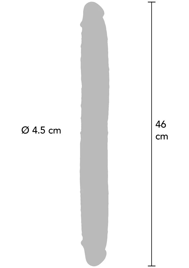 ToyJoyGetRealSiliconeForeskinDoubleDong46cm8 @ Happytoys Sexshop: online sex shop for Feeling Happy & Easy 😊 the erotic store owned by a woman