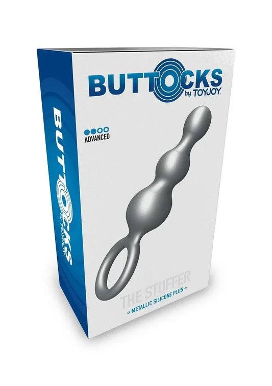 ToyJoy_Buttocks_The_Stuffer_3-Balls_Metallic_Silicone_Plug_Happytoys_Sexshop_liever_Happy_dan_Easy_-3250408 @ Happytoys Sexshop: online sex shop for Feeling Happy & Easy 😊 the erotic store owned by a woman