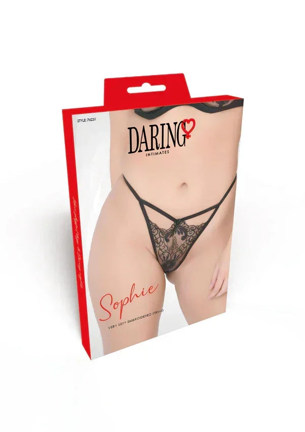 VerysexyembroideredstringbyDaringIntimates5 @ Happytoys Sexshop: online sex shop for Feeling Happy & Easy 😊 the erotic store owned by a woman