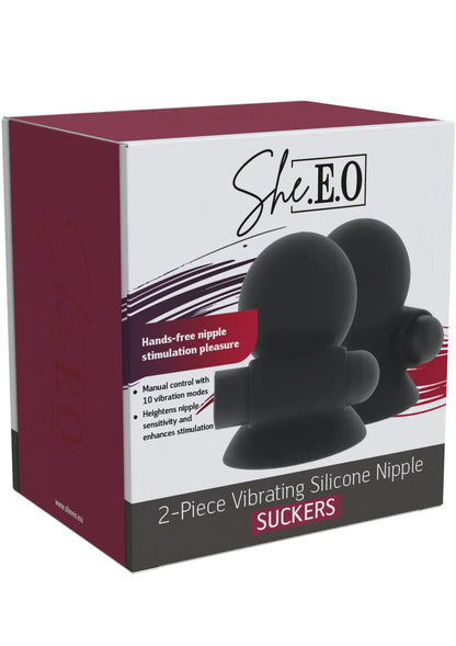 VibratingNippleSuckersbyShe.E.O.2 @ Happytoys Sexshop: online sex shop for Feeling Happy & Easy 😊 the erotic store owned by a woman