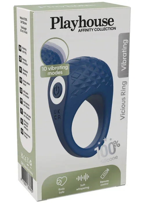 ViciousRingVibratingbyPlayhouse2 @ Happytoys Sexshop: online sex shop for Feeling Happy & Easy 😊 the erotic store owned by a woman