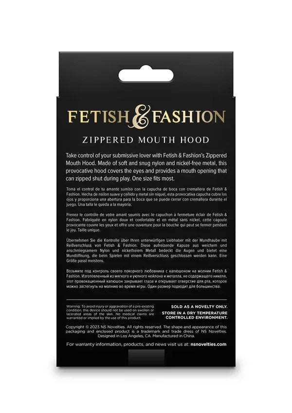 ZipperedMouthHoodbyNSNovelties4 @ Happytoys Sexshop: online sex shop for Feeling Happy & Easy 😊 the erotic store owned by a woman
