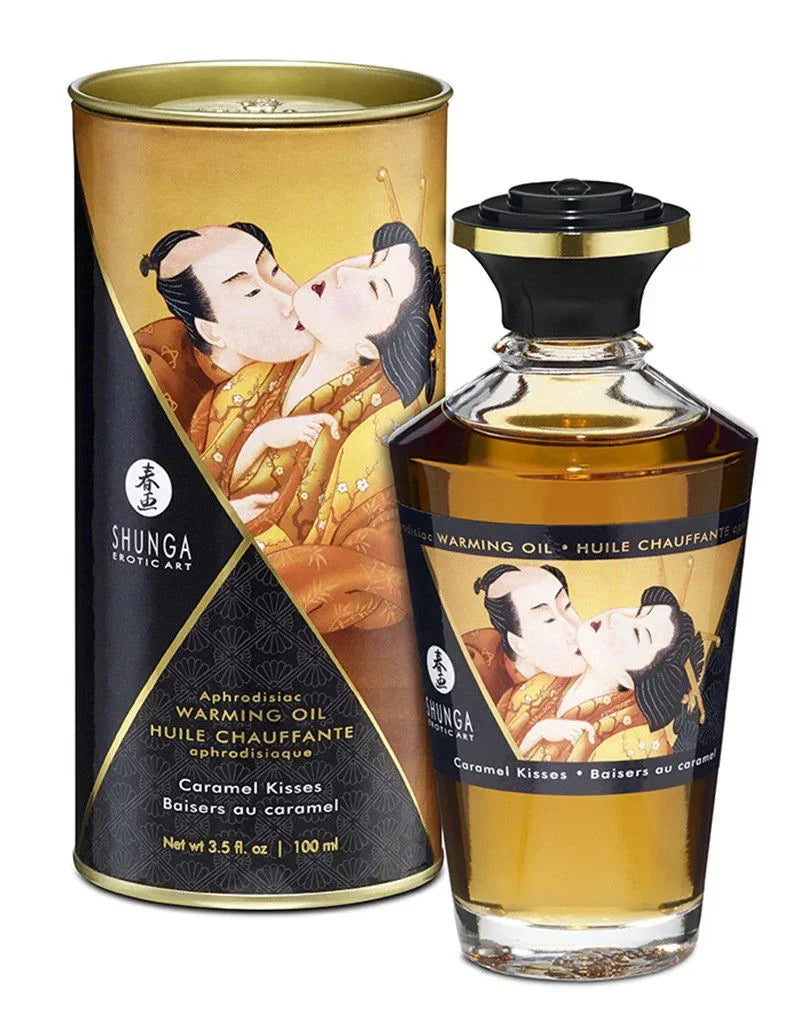 shunga-warming-oil-caramel-kisses-100-ml_01_4eeadc9a-b08a-4615-b0c4-686c0748ab1b @ Happytoys Sexshop: online sex shop for Feeling Happy & Easy 😊 the erotic store owned by a woman