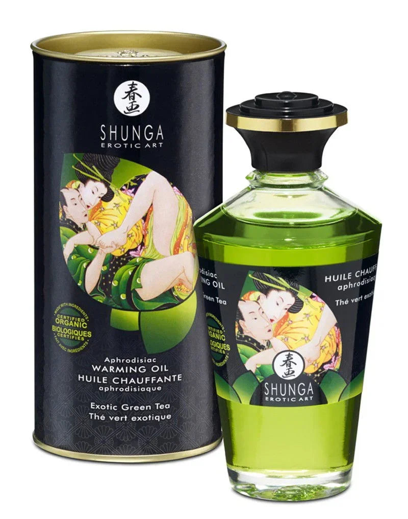 shunga-warming-oil-exotic-green-tea-100-ml_01_75fa2c12-99c0-4956-b78f-203a5d8a6a76 @ Happytoys Sexshop: online sex shop for Feeling Happy & Easy 😊 the erotic store owned by a woman